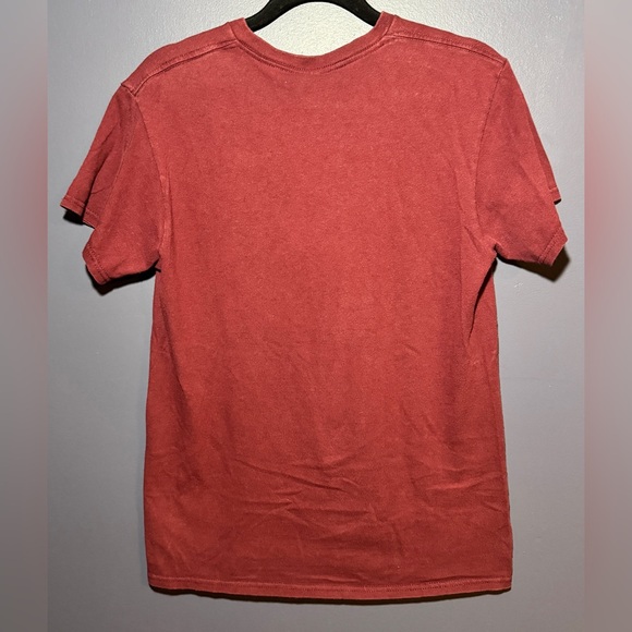 Early 90s Virginia Tech T-Shirt Maroon Unisex Size Small Vintage Original - Picture 4 of 5